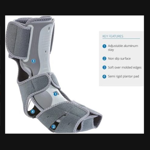 Ossur Exoform DNS Dorsal Night Splint Adjustable Plantar Fasciitis Brace - Picture 2 of 13